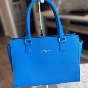 Lancaster Leather Handbag Cobalt Blue